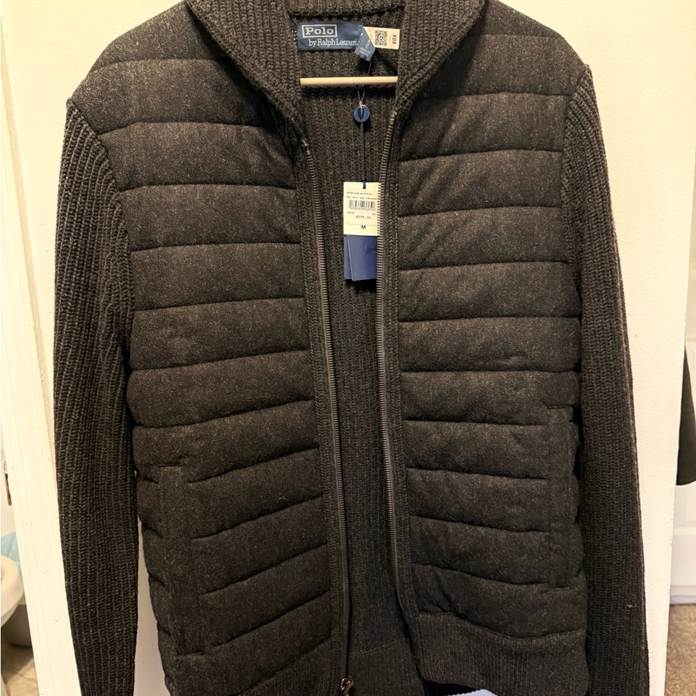 Polo by Ralph Lauren Men's Charcoal Puffer Jacket